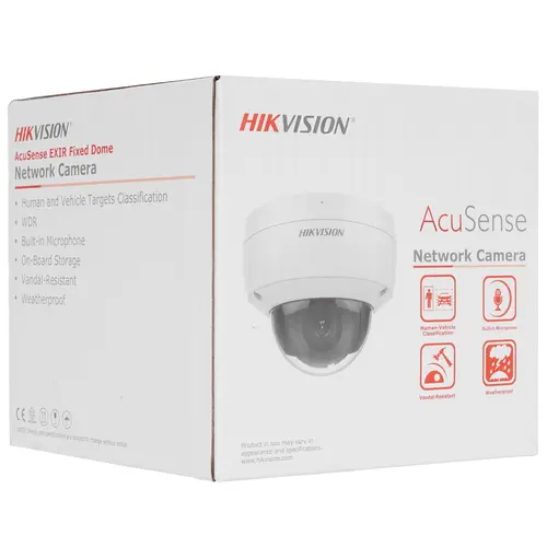 Hikvision DS-2CD2123G2-IU уличная купольная IP-камера