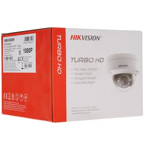 Hikvision DS-2CE57U7T-VPITF уличная купольная HD-TVI камера