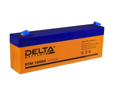 DELTA DTM 12022 аккумулятор 12 В, 2.2Ач