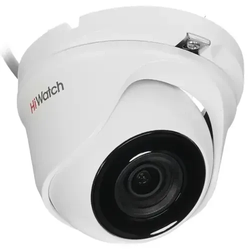 HiWatch DS-T203(B) Купольная HD-TVI камера 2 Мп с EXIR-подсветкой до 20 м (6 мм)