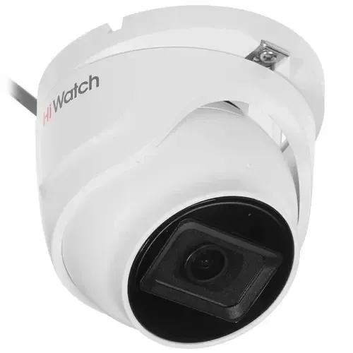 HiWatch DS-T503A Купольная HD-TVI видеокамера 5 Мп с EXIR-подсветкой до 30 м и микрофоном