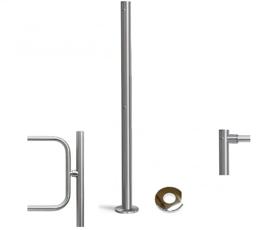 PERCo-BH02 2-05/EL Стойка с электромагнитным устройством блокировки и с 2-мя отверстиями