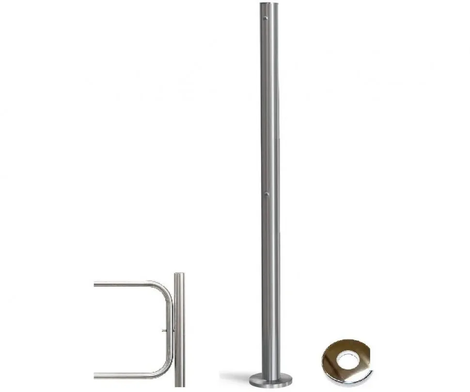 PERCo-BH02 2-14 Стойка с отверстием под стопорный механизм поворотной секции