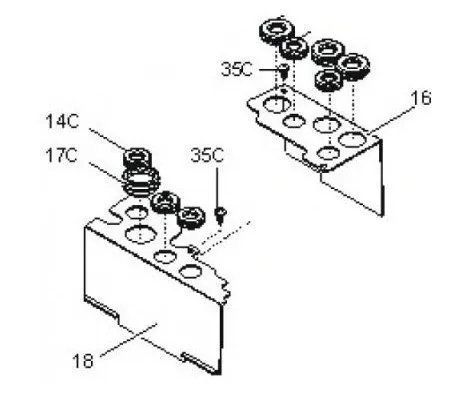 CAME Пластины защитные BX-243