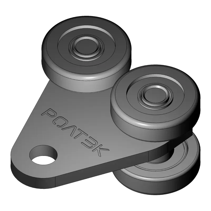 Ролтэк 104.RC74 Тележка для подвесных ворот центральная до 500 кг. ЕВРО