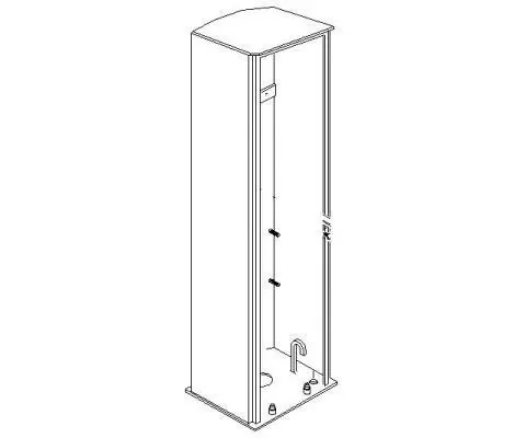 CAME 119RIG087 Корпус шлагбаума G2500