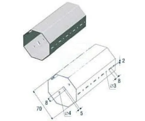 CAME 119RIG112 Выходной фланец G12000