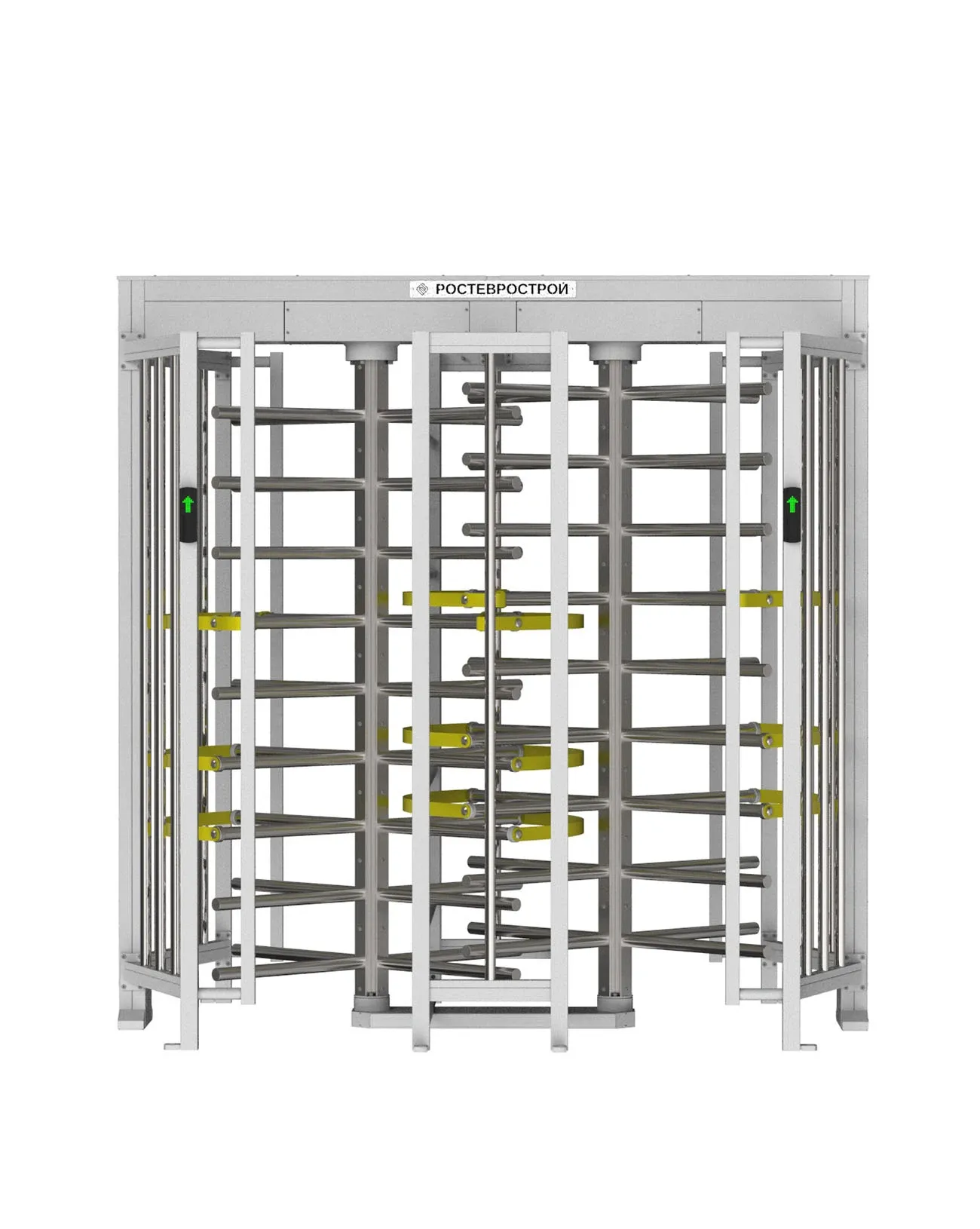Ростов-Дон ПР2Ш/4М2 полноростовой роторный двух проходной турникет-шлюз