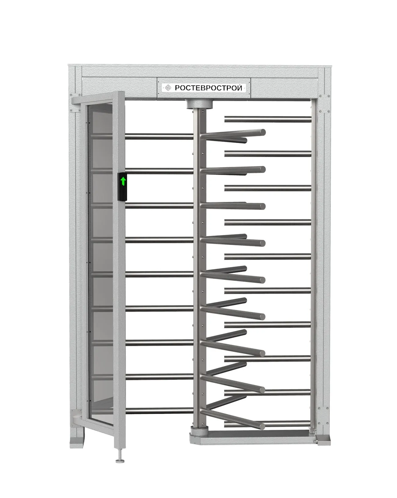 Ростов-Дон ПР1ЛС/3М2 уличный полноростовой роторный турникет нержавеющая сталь