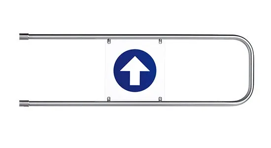 PERCo-AG-1100 Створка длиной 1100 мм для стойки калитки PERCo-WMD-05