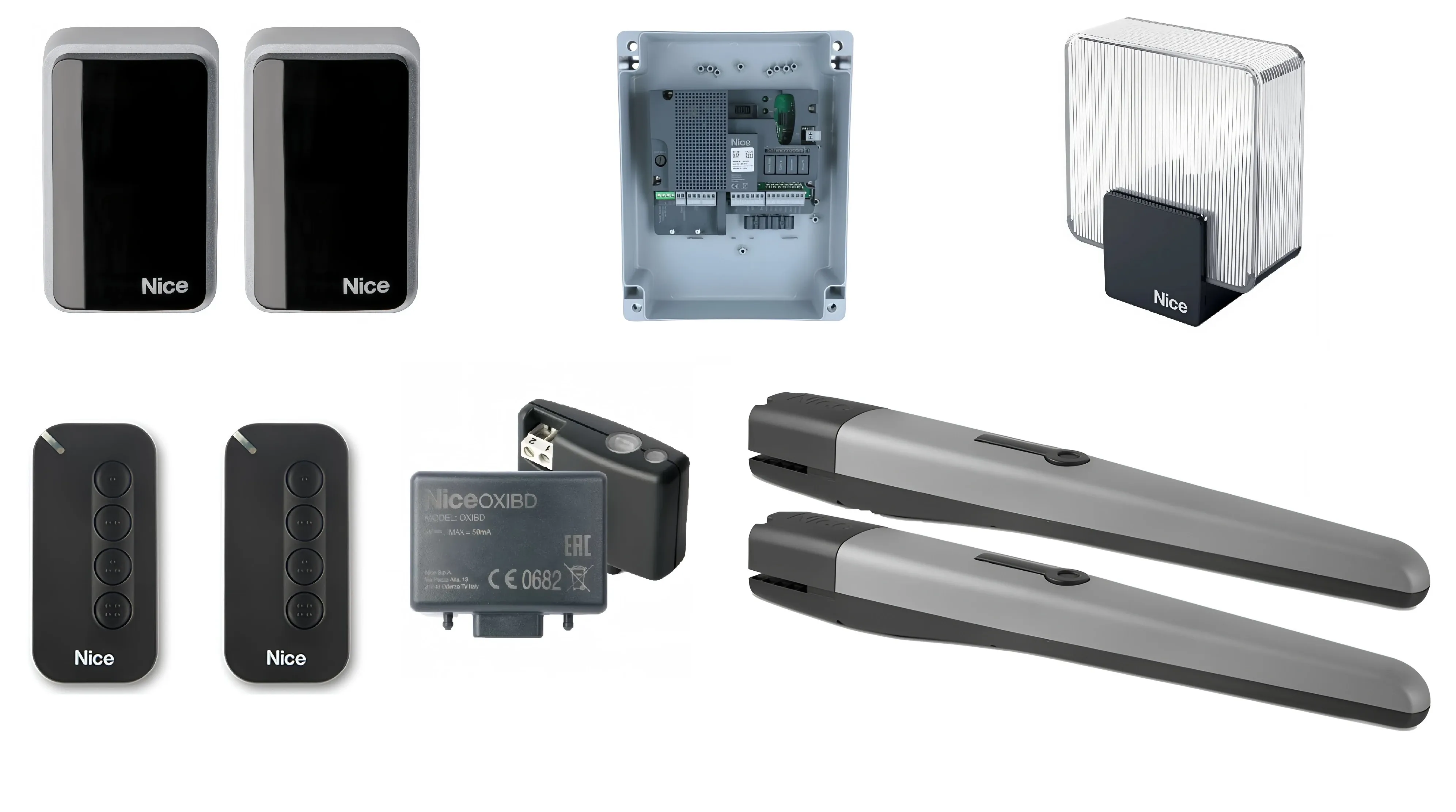 NICE TO5016PBDKCE Комплект автоматики для распашных ворот