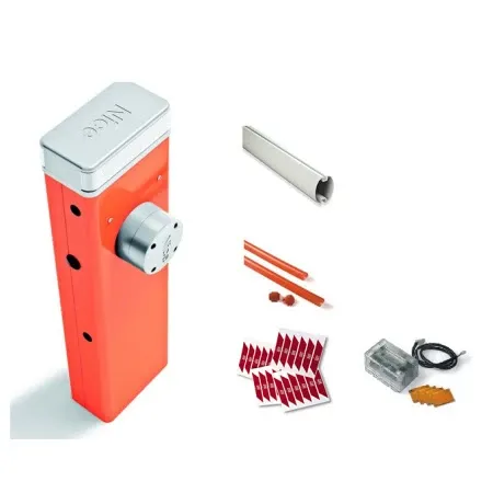 NICE S4BAR4BDKIT1 комплект шлагбаума до 4 метров со светодиодной подсветкой