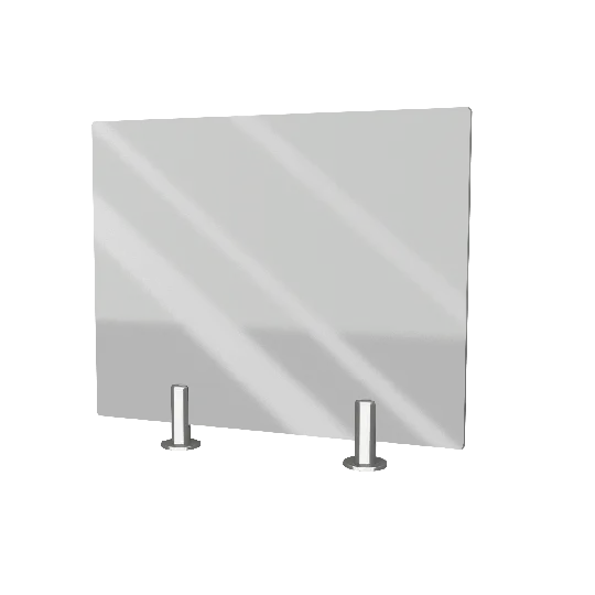 Ограждение со стеклом 1000