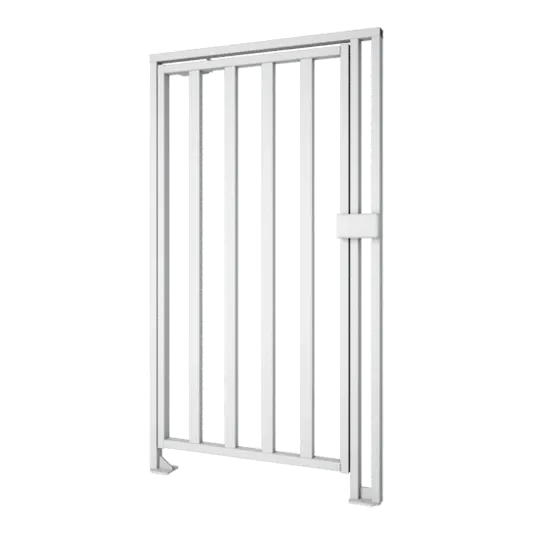 К-10 Калитка полноростовая из окрашенной стали, правая