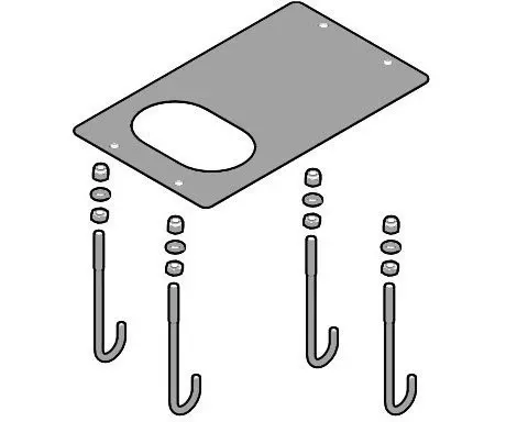 NICE PRRU01 Монтажный комплект