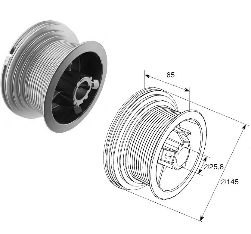 DoorHan 11005 Барабан М101, Н4272 модернизированный для высокого подъема