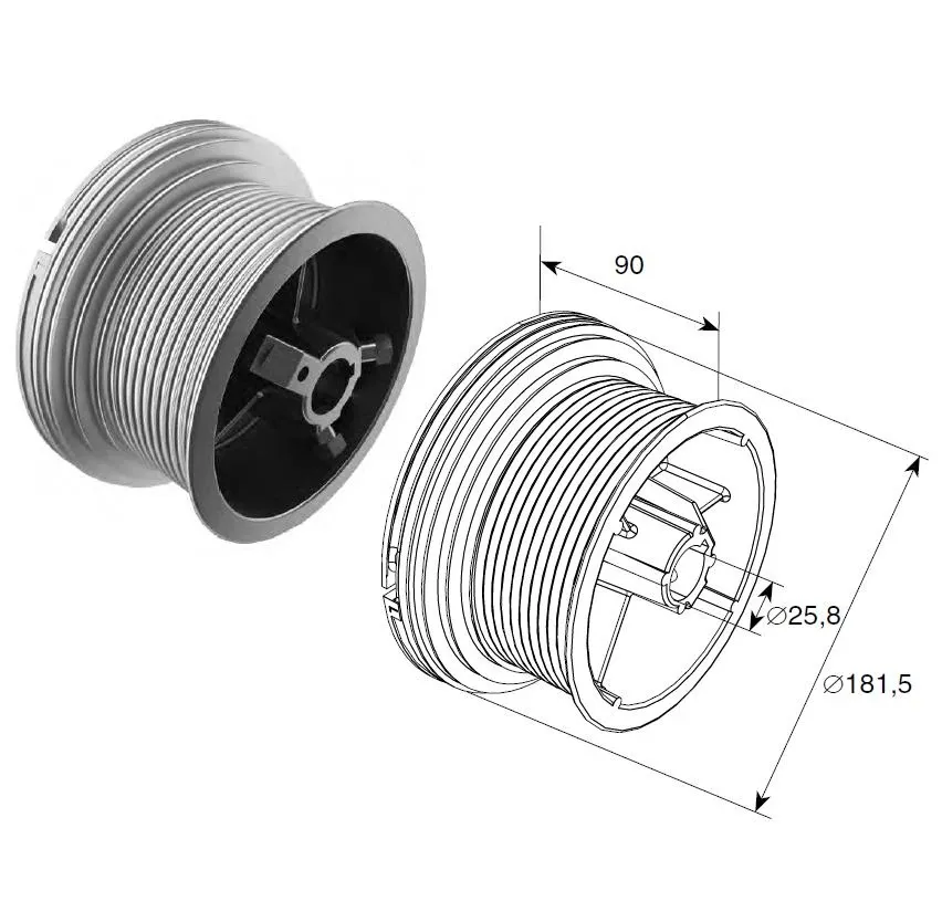 DoorHan 11006 Барабан (OMI 54 HL)