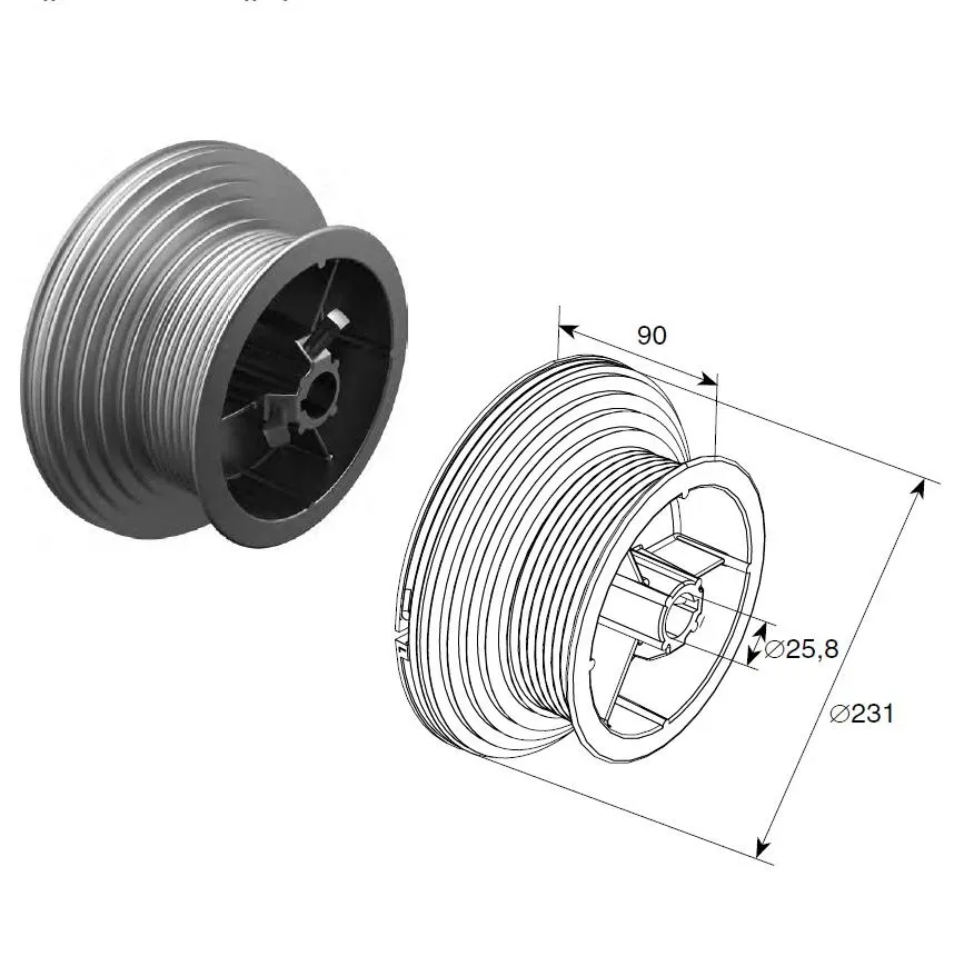 DoorHan 11007 Барабан (OMI 120 HL)