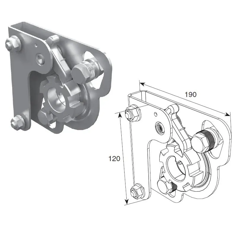 DoorHan SSD-210R Устройство защиты от разрыва правой пружины Medium
