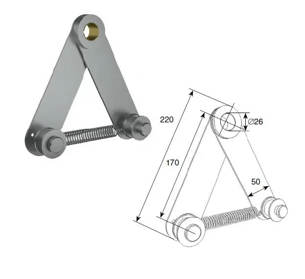 DoorHan DH25238 Устройство натяжения цепи для системы двойного вала