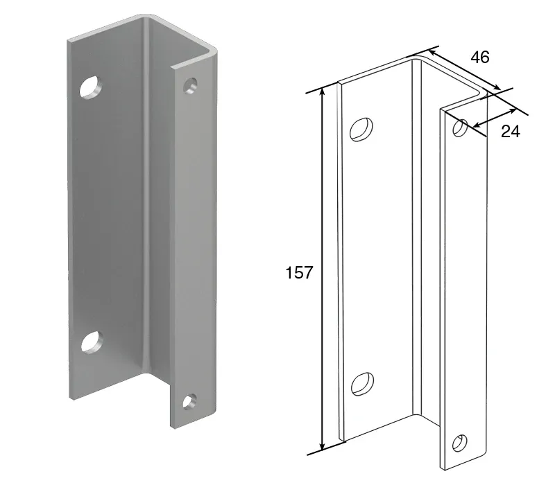 DoorHan SPVK07 Кронштейн крепления ручного цепного привода