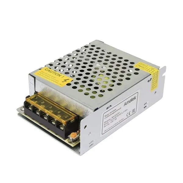 Amatek 7000844 AP-S12/50 - Блок питания 12В / 5А стабилизированный