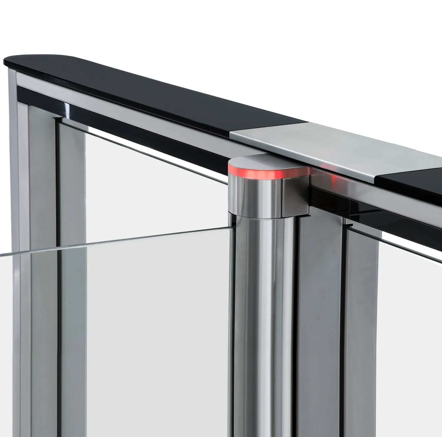 PERCo SDС-01GS Крышка из закаленного стекла с центральной вставкой из нержавеющей стали