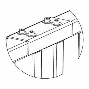 PERCo RF01 0-05 Накладка верхняя для стыковки секций ограждений