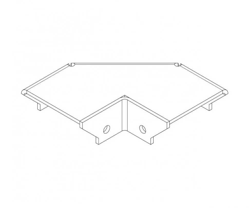 PERCo MB-16.2 Накладка угловая для стыковки секций ограждений
