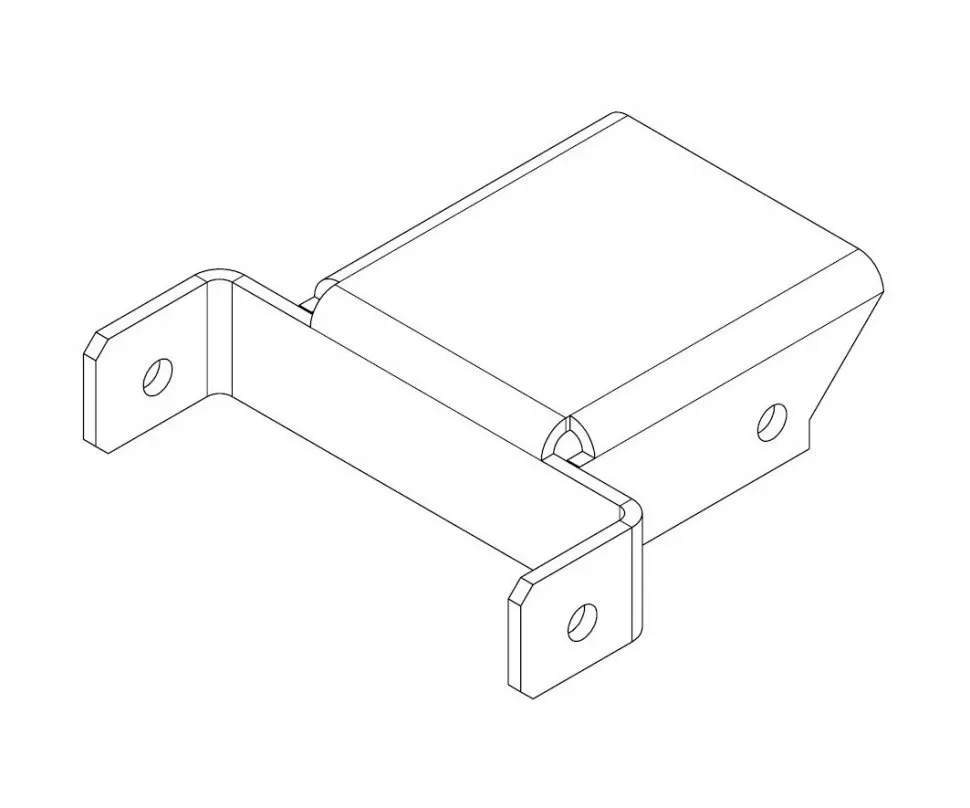 PERCo MB-16.5 Накладка Н - образная для стыковки турникета