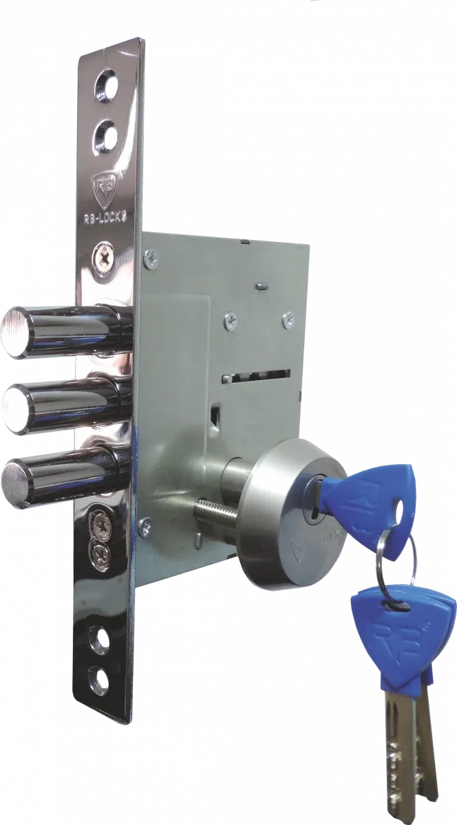 Rav Bariach 26226500208 Замок врезной механический цилиндровый с броненакладкой R80