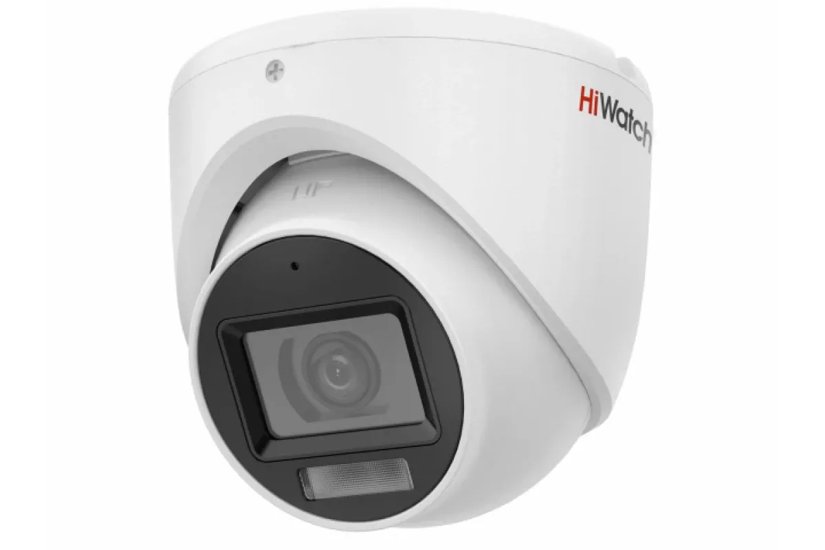 HiWatch DS-T203A(B) 2Мп купольная HD-TVI камера с гибридной подсветкой EXIR/LED до 30/20м (3.6 мм)