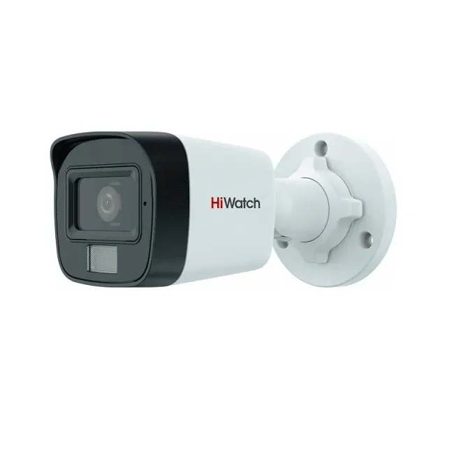 HiWatch DS-T500A(B) 5Мп HD-TVI камера с гибридной подсветкой EXIR/LED до 30/20м (2.8 мм)