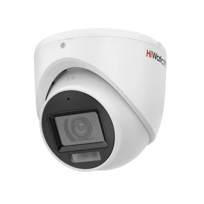 HiWatch DS-T503A(B) 5Мп HD-TVI камера с гибридной подсветкой EXIR/LED до 30/20м (2.8 мм)