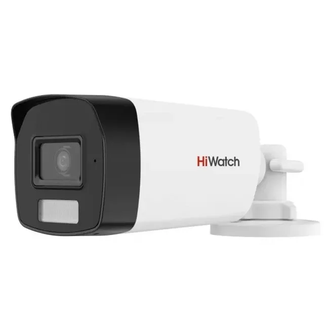 HiWatch DS-T520A 5Мп цилиндрическая HD-TVI камера с гибридной подсветкой EXIR/LED до 30/20м (3.6 мм)