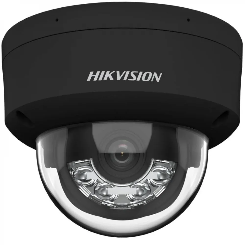 Hikvision DS-2CD2147G2H-LISU(2.8mm)(BLACK) 4Мп купольная IP-камера с Smart подсветкой до 30м