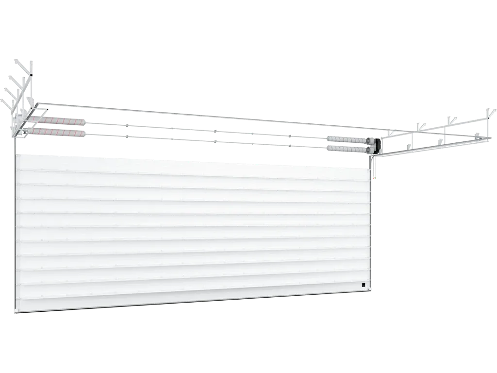 DoorHan ISD03ALU Промышленные секционные ворота из алюминиевых сэндвич-панелей