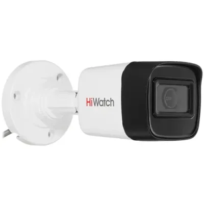 HiWatch DS-T800(B) Уличная цилиндрическая HD-TVI камера 8Мп с EXIR-подсветкой до 30м