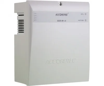 AccordTec ББП-40 v.4 исп. 1 ИБП 12 В, выходной ток 4А навесной