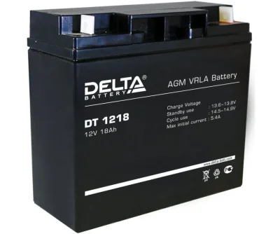 DELTA DT 1218 аккумулятор 12 В, 18Ач