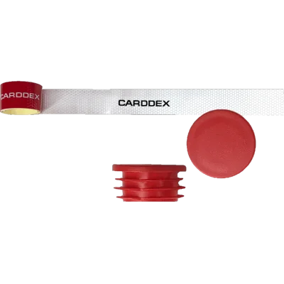 CARDDEX Комплект для стрел 4,2 м (заглушки + светоотражающие фирменные наклейки)