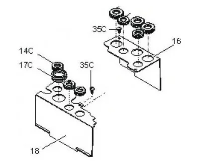 CAME Пластины защитные BX-243