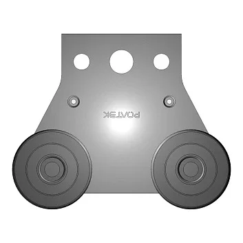 Ролтэк 210.RC35 Тележка для подвесных ворот с отверстиями для подвешивания груза до 100 кг. ЛАЙТ 