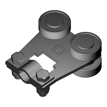 Ролтэк 211.RC35 Тележка для подвесных ворот с креплением под болт до 100 кг. ЛАЙТ