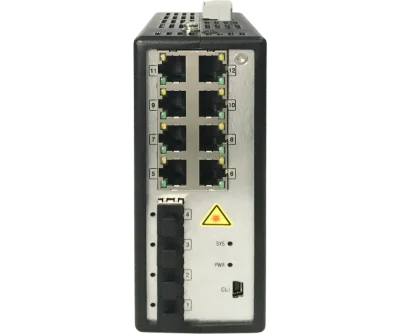 HikVision DS-3T3512P коммутатор управляемый, 8 Gigabit RJ45 PoE портов