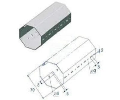 CAME 119RIG112 Выходной фланец G12000