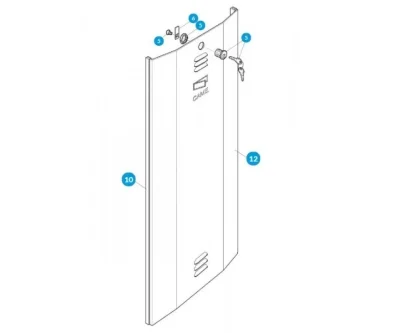 CAME 119RIG174 Дверца тумбы G4040I G4041I