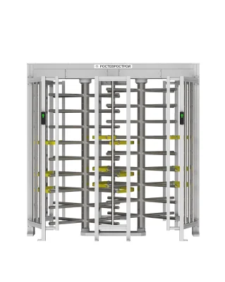 Ростов-Дон ПР2Ш/4М2 У уличный полноростовой роторный двух проходной турникет-шлюз