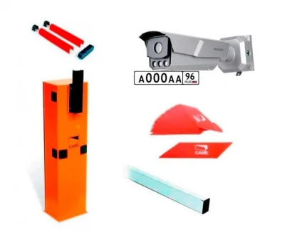 CAME 4 комплект шлагбаума с распознаванием автомобильных номеров