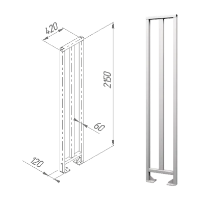 Ограждение полноростовое 420